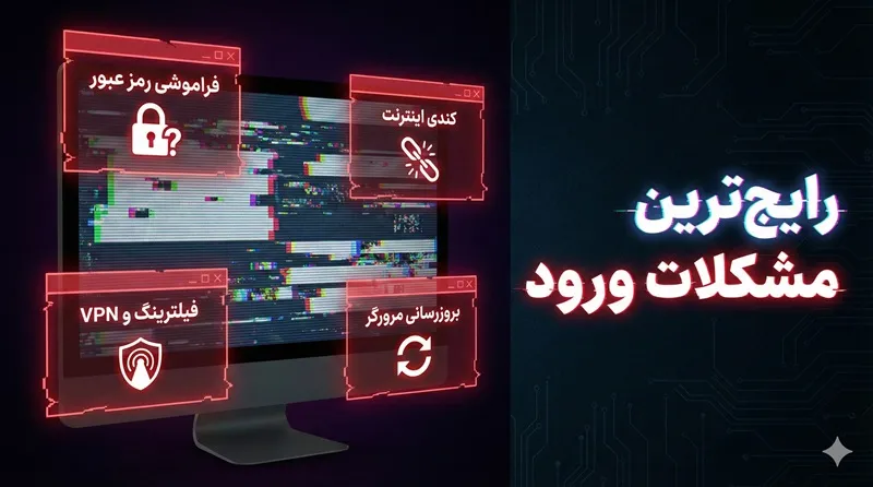 رایج ترین مشکلات برای ورود به دنس بت